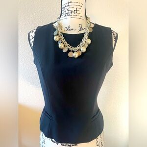 Morgan Taylor Studio Tailored Black Top
